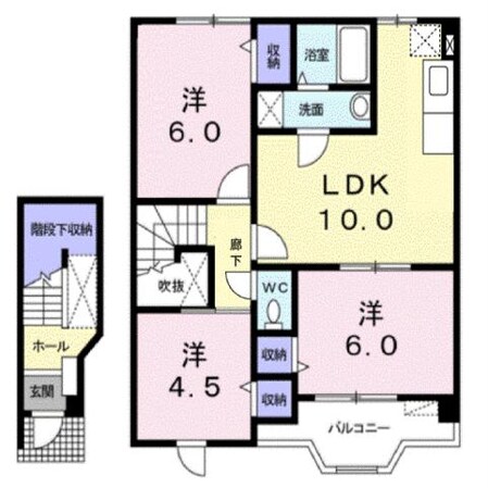 ポーセリンふじいの物件間取画像